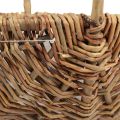 Floristik24 Basket plant basket woven basket with handle natural 33/28/22cm set of 3
