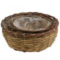 Floristik24 Basket bowl natural plant basket wicker basket Ø21.5/26/Ø31cm set of 3