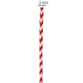 Red and White Zigzag Twine on Roll, 3mm x 20m, Polyester for Crafting and Gift Wrapping | Floristik24.co.uk