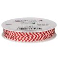 Red and White Zigzag Twine on