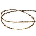 Shiny Black and Gold Cord for