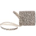 Floristik24 Leopard Print Curling Ribbon Cotton 10mm x 100m for Decorative Use