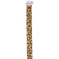 Leopard Print Curling Ribbon, Cotton, 10mm x 100m, for Gift Wrapping and Decoration | Floristik24.co.uk