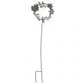 Floristik24 Garden pin flower wreath metal H63cm