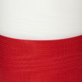 White and red moiré wreath ribbon, 125mm - mourning ribbon, decorative ribbon, bow ribbon, festive ribbon, 25m roll | Floristik24.co.uk