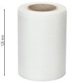 White wreath ribbon 125mm 25m decorative ribbon funeral service grave decoration | Floristik24.co.uk