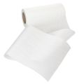 White wreath ribbon, 200mm wide, 25m roll, mourning ribbon, bow ribbon, decorative ribbon for funeral floristry and occasions | Floristik24.co.uk