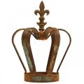 Vintage decoration crown rust metal decoration Ø20cm H28cm | Floristik24.co.uk
