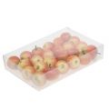 Floristik24 Artificial fruit apples Cox 3.5cm 24pcs