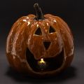 Ceramic Pumpkin Halloween LED