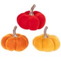 Velvet Mini Pumpkin Set, 5cm,