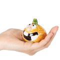 Decorative pumpkin figurine as a fun autumn decoration, 6cm, 2 pieces | Floristik24.co.uk