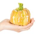 Pumpkin figurine for autumn table decoration, autumn decor, 10cm, 2 pieces | Floristik24.co.uk