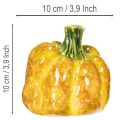 Pumpkin figurine for autumn table decoration, autumn decor, 10cm, 2 pieces | Floristik24.co.uk