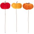 Velvet Artificial Pumpkins on