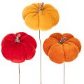 Velvet Artificial Pumpkins on
