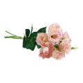 Floristik24 Artificial flowers Eustoma Lisianthus pink cream 52cm 5pcs
