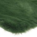 Floristik24 Decorative fur rug green faux fur 55×38cm
