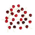 Floristik24 Artificial fruit sweet cherries mix Ø2.5cm 24pcs