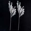 Artificial branch frosted decorative branch winter decoration white 78cm 2pcs | Floristik24.co.uk