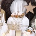 LED Wire Star Hanging Decoration with 20 Warm White LEDs, 22cm, Indoor Use | Floristik24.co.uk