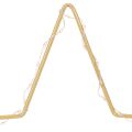 Metal Star Table Decoration with 50 LED Lights, Battery-Powered for Indoor Use, 33 cm, Gold | Floristik24.co.uk