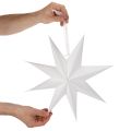 LED Star Decoration with Timer, Warm White, 38cm for Indoor and Covered Outdoor Use | Floristik24.co.uk