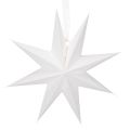 LED Star Decoration with Timer, Warm White, 38cm for Indoor and Covered Outdoor Use | Floristik24.co.uk