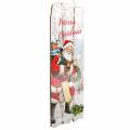 Floristik24 LED mural Santa Claus &quot;Merry Christmas&quot; 21 × 60cm For battery