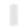 Floristik24 LED candle with timer real wax candle moving flame 19cm