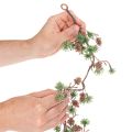 Artificial Larch Garland with Pinecones and Needle Branches 120cm | Floristik24.co.uk