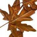 Floristik24 Leaf wreath noble rust, metal decoration, wreath, autumn decoration, memorial floristry Ø29cm
