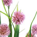 Floristik24 Artificial flowers ball flower allium ornamental onion artificial pink 45cm