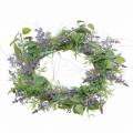 Floristik24 Mediterranean lavender wreath Ø50cm, artificial flower wreath with lavender and rosemary
