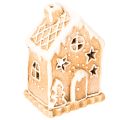 Floristik24 Gingerbread house tealight holder for standing and decorating, 13cm