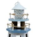 Floristik24 Lighthouse as tealight holder Nature Blue H32cm