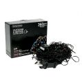 Floristik24 Light chain for outside 360 black, colored 27m