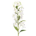 Floristik24 Artificial White Lily Stem with Long Flowers 80cm