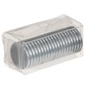 Round Metal Magnets for Candle Holders and Metal Trays, 1cm, Silver, Set of 20 | Floristik24.co.uk