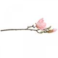 Floristik24 Magnolia Pink Artificial Flower Decoration Artificial Flower Branch H40cm