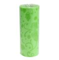 Floristik24 Cuff paper green with pattern 25cm 100m
