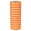 Orange Striped Paper Roll 25cm x 100m for Decoration and Wrapping | Floristik24.co.uk