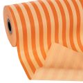 Orange Striped Paper Roll 25cm