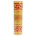 Floristik24 Cuff paper floral pattern 37.5cm 100m yellow, red