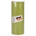 Floristik24 Cuff paper tissue paper moss green dots 25cm 100m