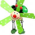 Floristik24 Wind Chime Ladybug Wood Green 12cm