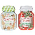 Set of 2 Christmas Tin Cookie