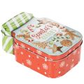 Set of 2 Christmas Tin Cookie