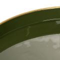 Decorative Green Metal Tray