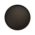 Metal Tray Round Candle Tray Black Ø20cm H2.5cm 2pcs | Floristik24.co.uk